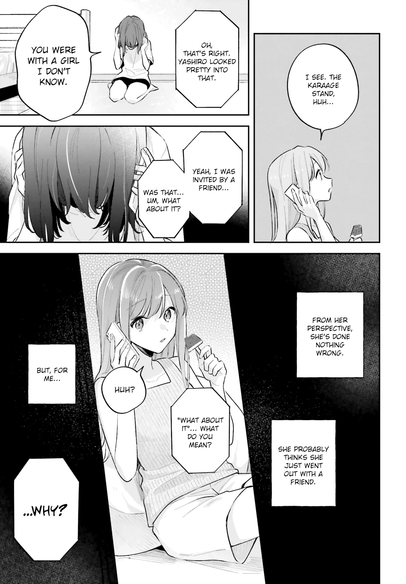 Adachi to Shimamura (Moke Yuzuhara) Chapter 30 page 13 - Chapter 30: Shimamura's Sword