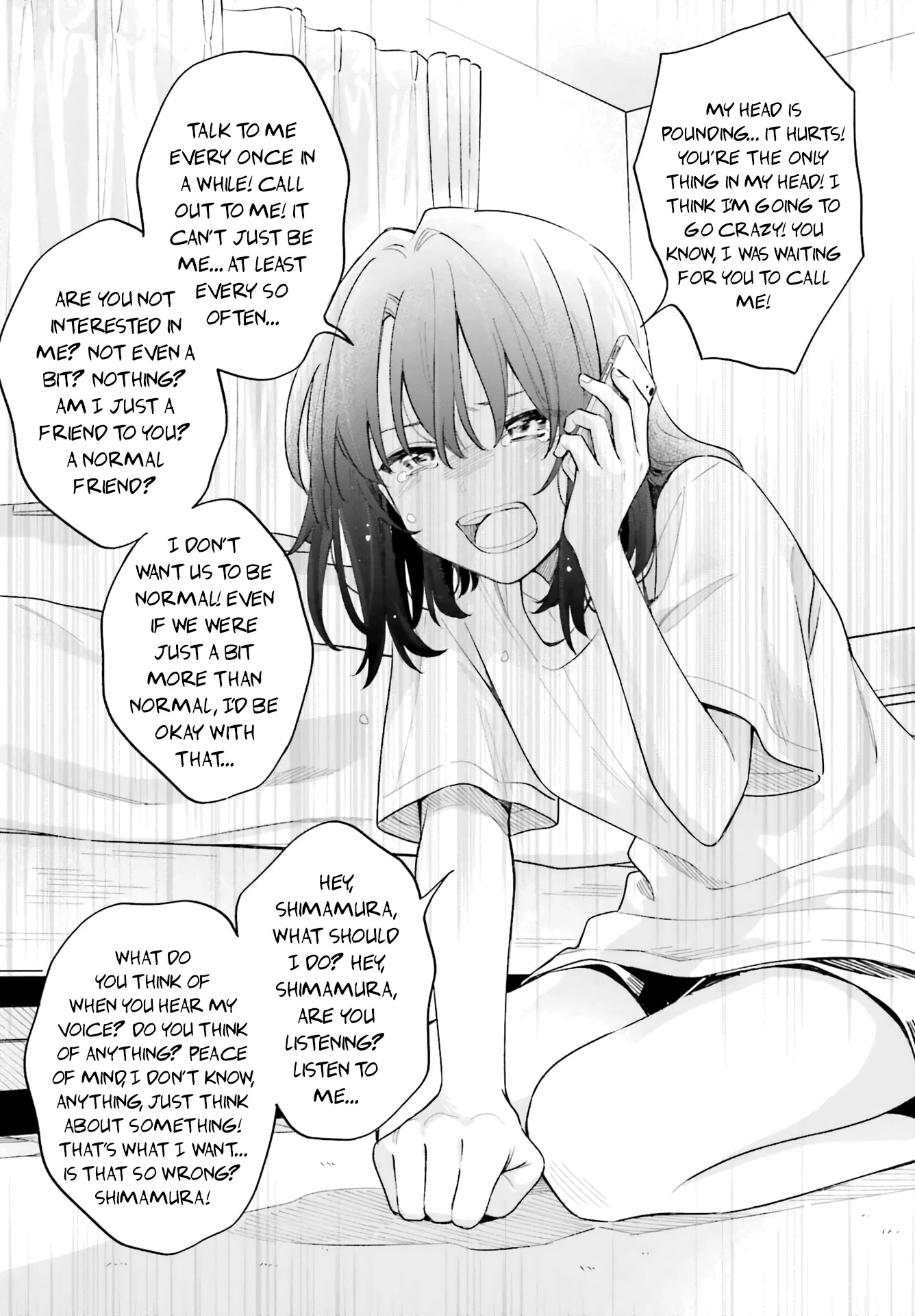 Adachi to Shimamura (Moke Yuzuhara) Chapter 30 page 15 - Chapter 30: Shimamura's Sword