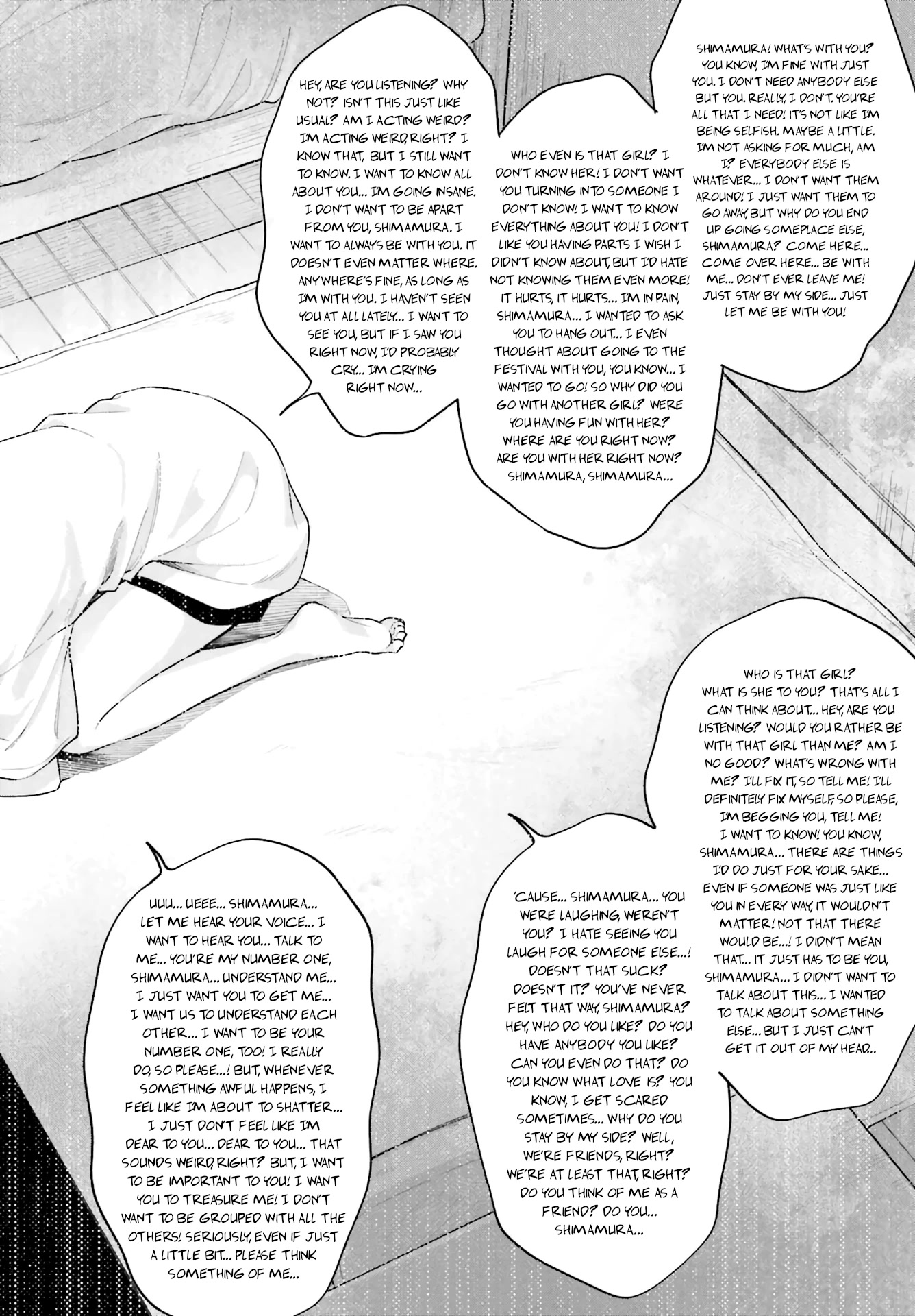 Adachi to Shimamura (Moke Yuzuhara) Chapter 30 page 17 - Chapter 30: Shimamura's Sword