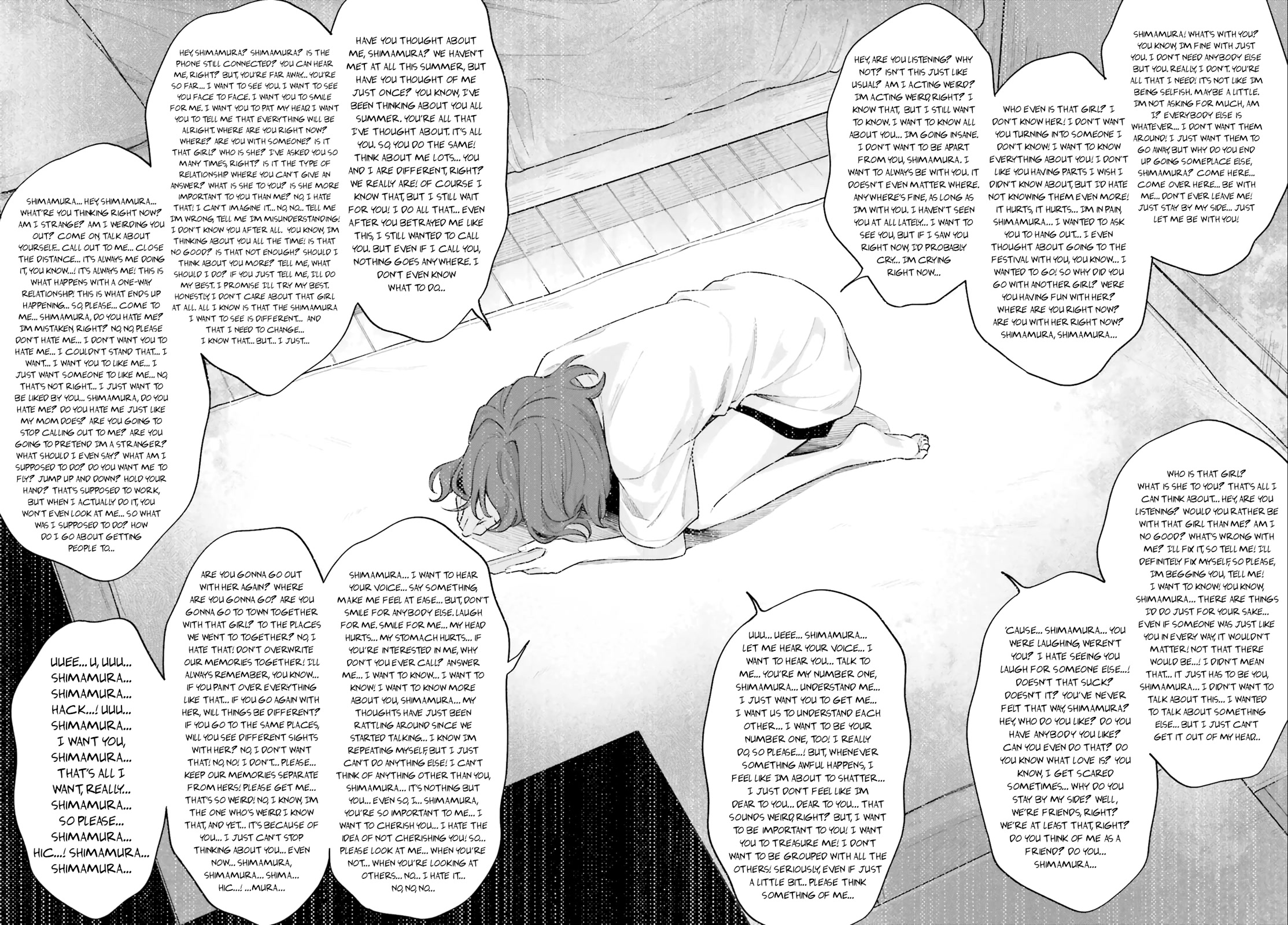 Adachi to Shimamura (Moke Yuzuhara) Chapter 30 page 19 - Chapter 30: Shimamura's Sword