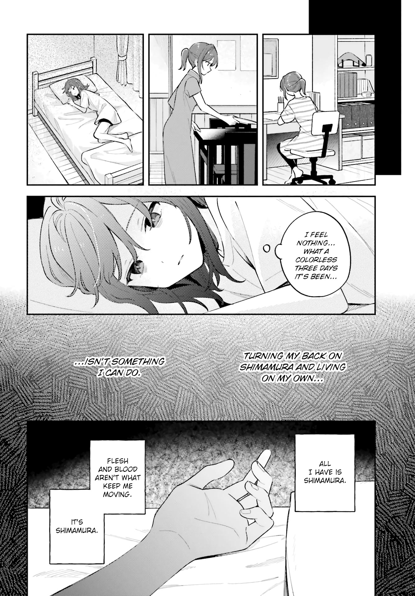 Adachi to Shimamura (Moke Yuzuhara) Chapter 30 page 6 - Chapter 30: Shimamura's Sword