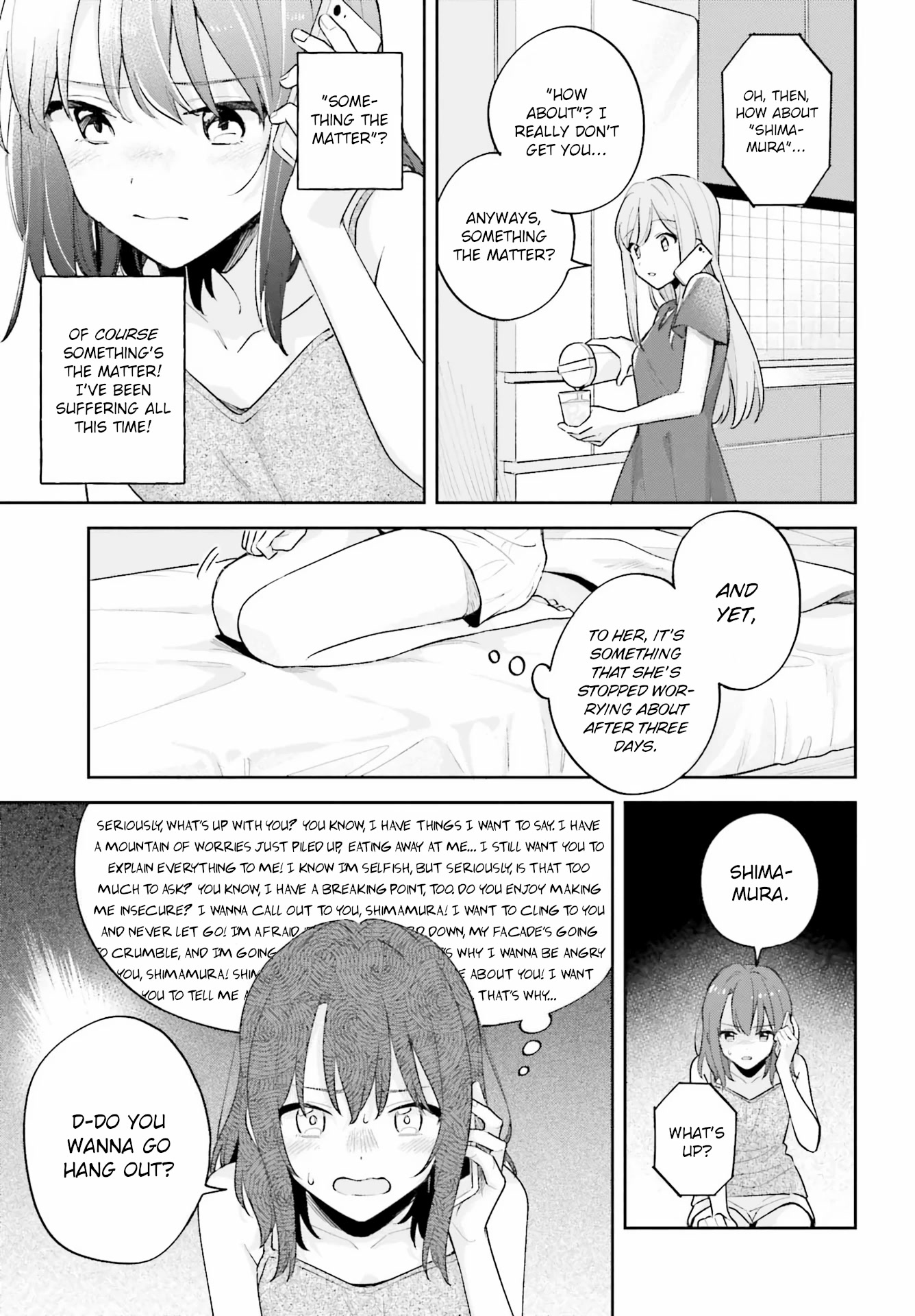 Adachi to Shimamura (Moke Yuzuhara) Chapter 31.1 page 7 - Chapter 31.1: Are Souls Shared?