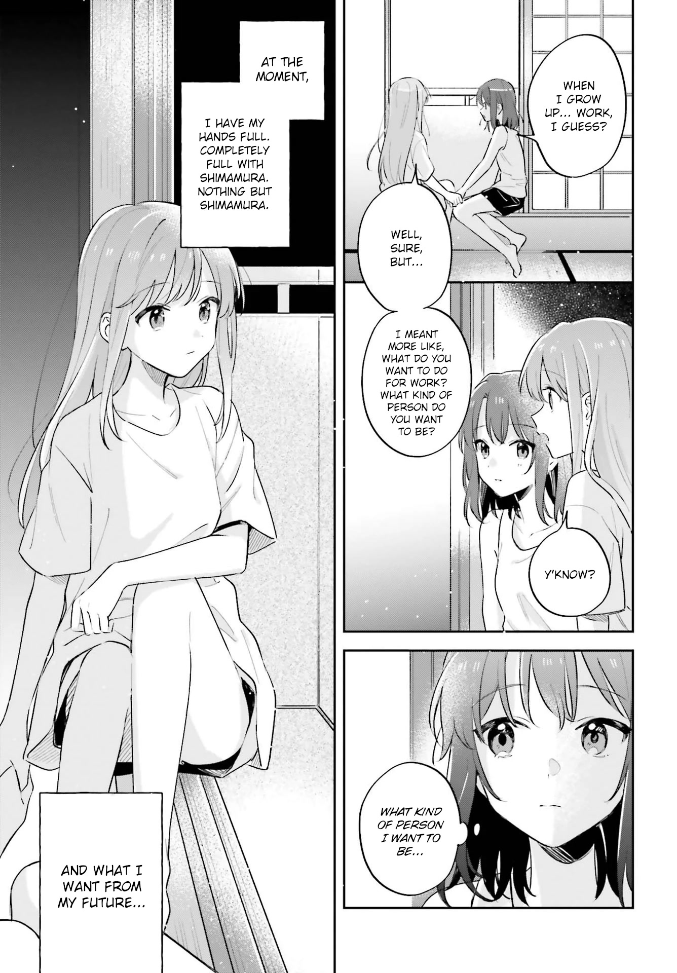 Adachi to Shimamura (Moke Yuzuhara) Chapter 32 page 21 - Chapter 32: Are Souls Shared? 2