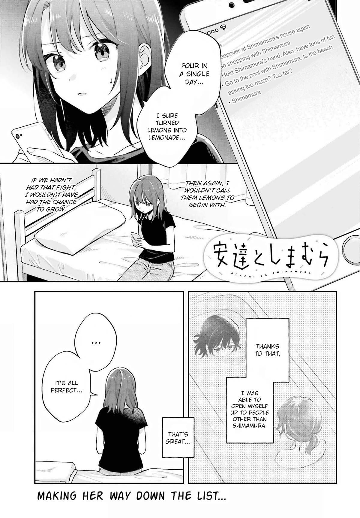 Adachi to Shimamura (Moke Yuzuhara) Chapter 33.1 page 1 - Chapter 33.1: Adachi Revival
