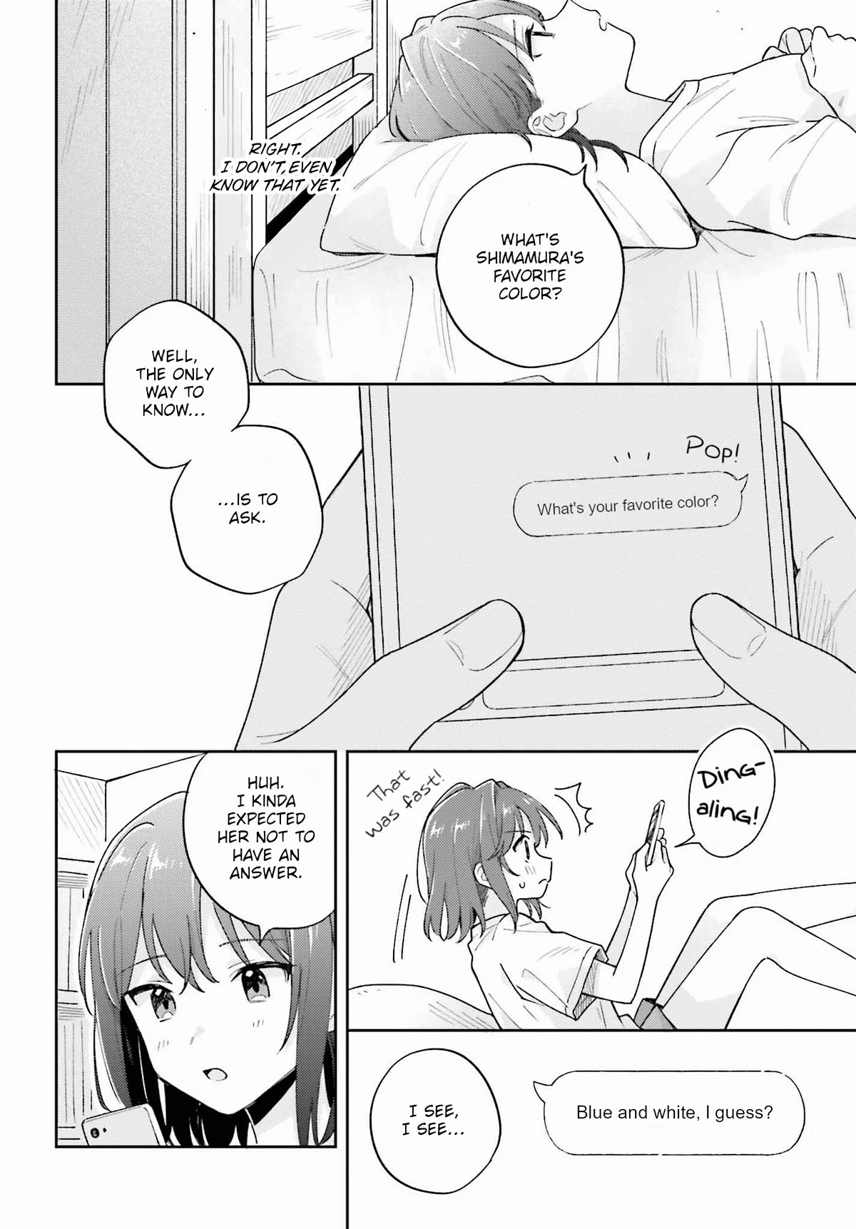 Adachi to Shimamura (Moke Yuzuhara) Chapter 36.2 page 2 - Chapter 36.2: Beyond the Calendar 2