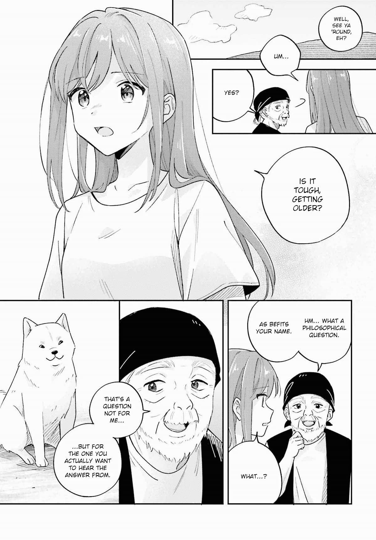 Adachi to Shimamura (Moke Yuzuhara) Chapter 37.1 page 17 - Chapter 37.1: Hometown Dog