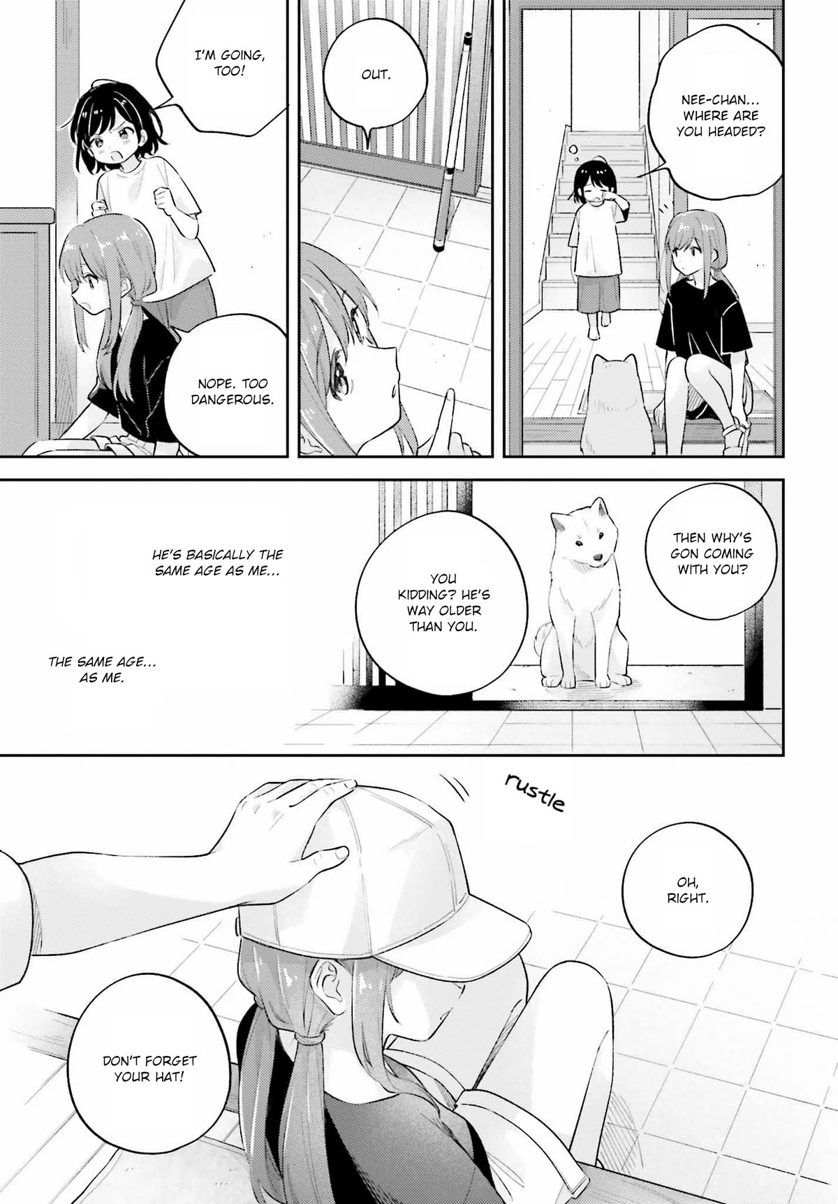 Adachi to Shimamura (Moke Yuzuhara) Chapter 37.2 page 3 - Chapter 37.2: Hometown Dog 2