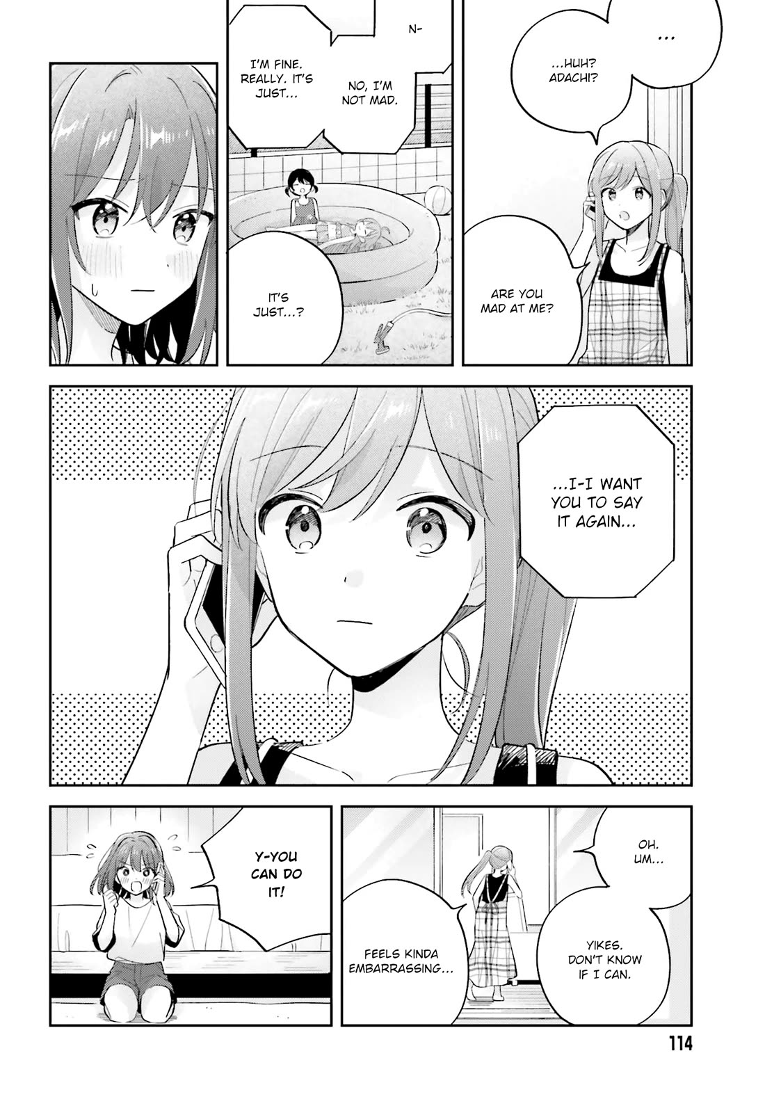 Adachi to Shimamura (Moke Yuzuhara) Chapter 39 page 14 - Chapter 39: The Warmth of Your Smile