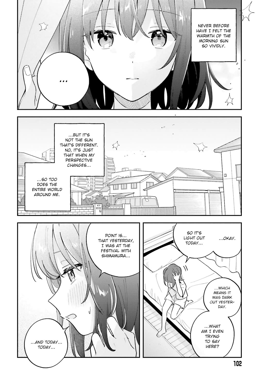 Adachi to Shimamura (Moke Yuzuhara) Chapter 39 page 2 - Chapter 39: The Warmth of Your Smile