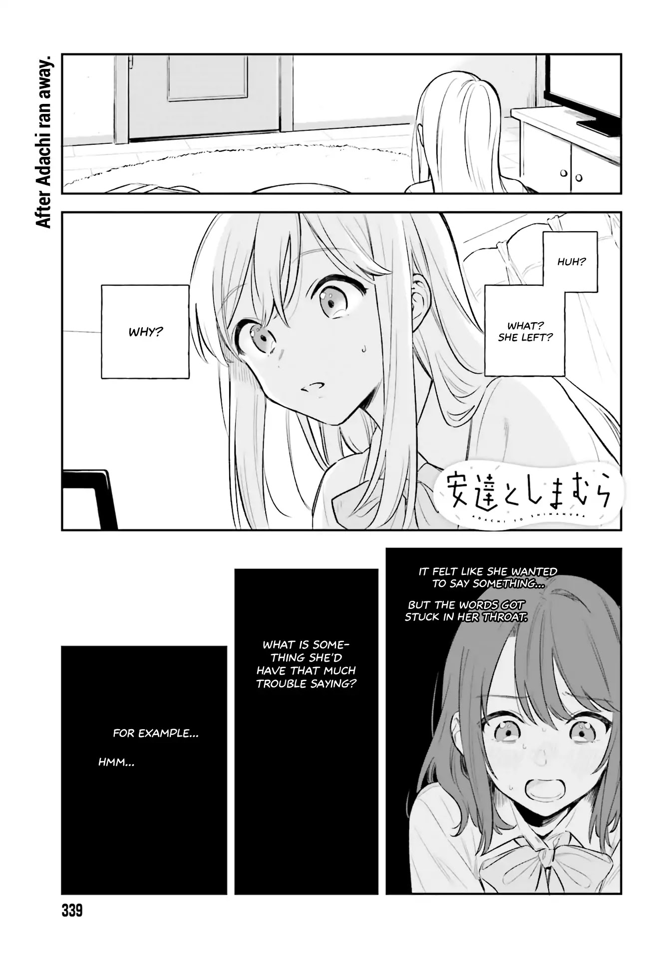 Adachi to Shimamura (Moke Yuzuhara) Chapter 4 page 1 - Chapter 4