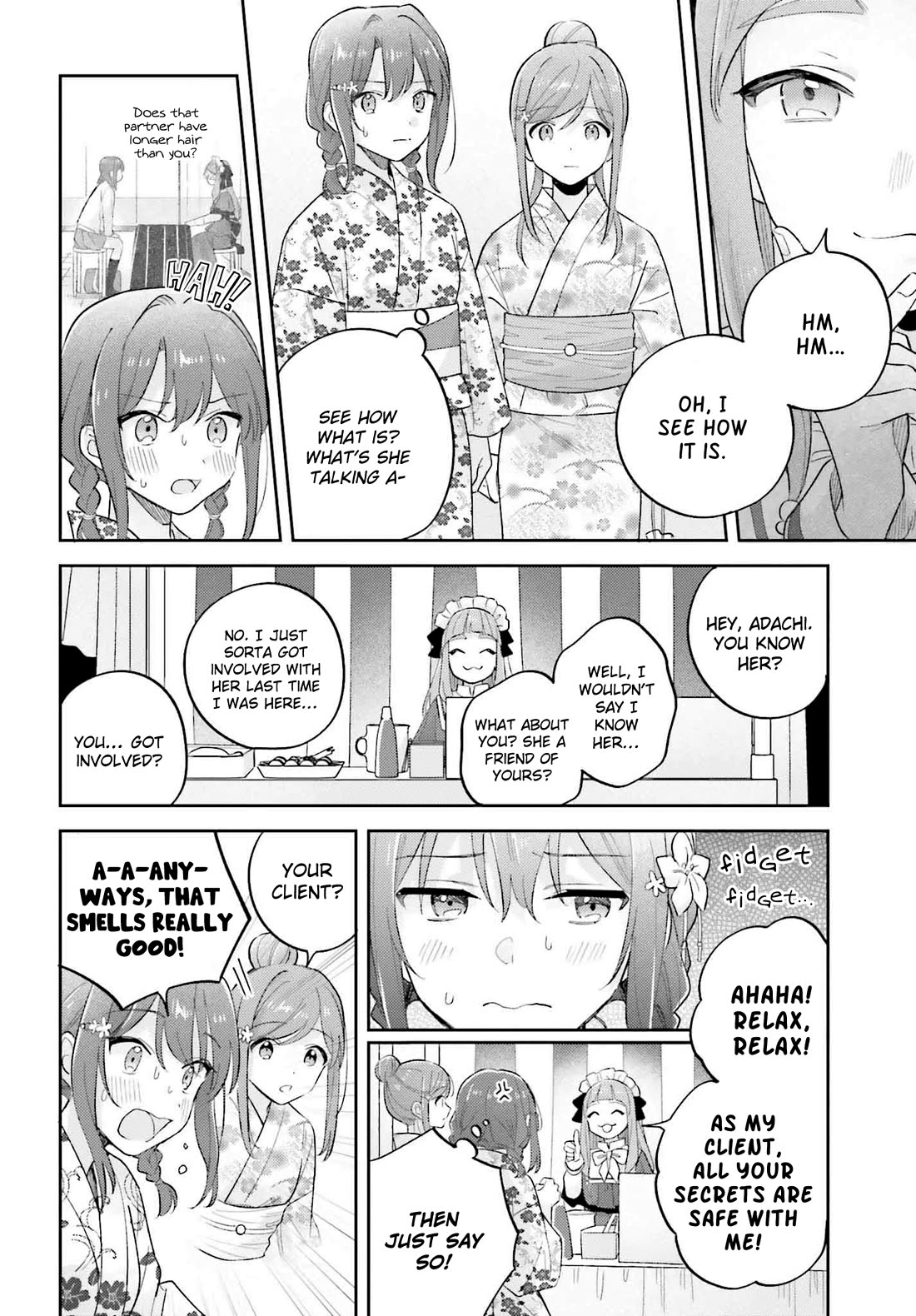Adachi to Shimamura (Moke Yuzuhara) Chapter 40.1 page 14 - Chapter 40.1: Flight 1