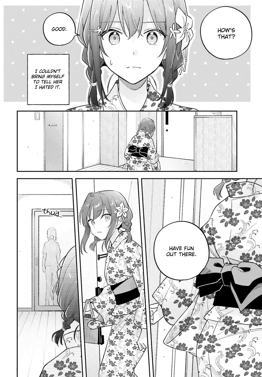 Adachi to Shimamura (Moke Yuzuhara) Chapter 40.1 page 6 - Chapter 40.1: Flight 1