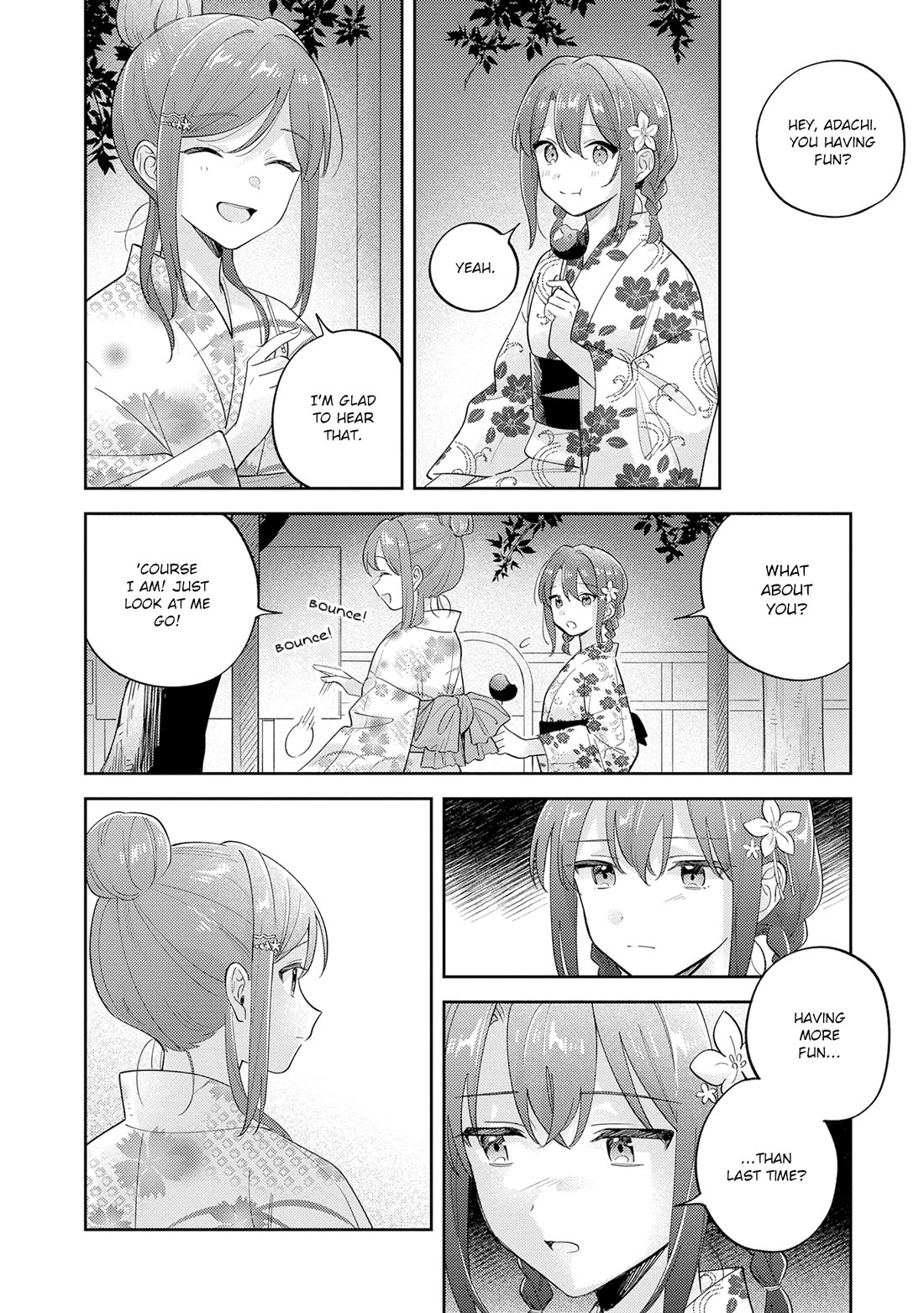 Adachi to Shimamura (Moke Yuzuhara) Chapter 40.2 page 2 - Chapter 40.2: Flight 2