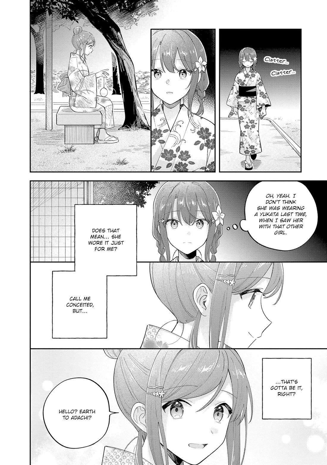 Adachi to Shimamura (Moke Yuzuhara) Chapter 40.2 page 4 - Chapter 40.2: Flight 2