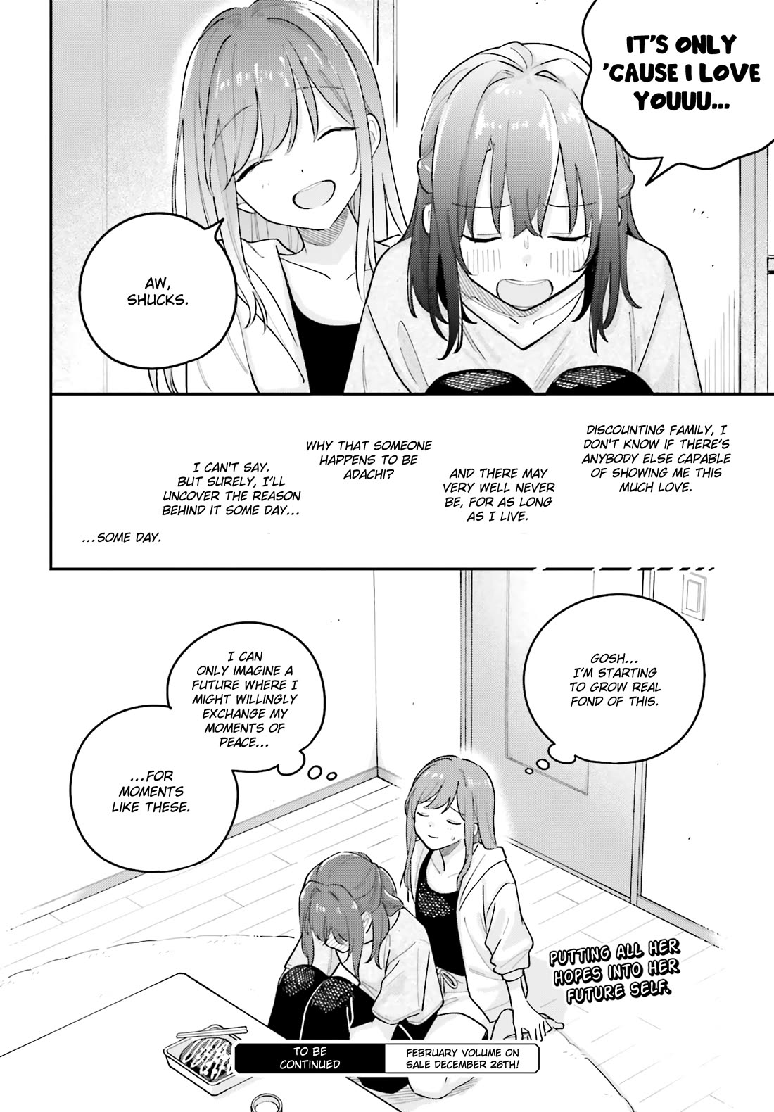 Adachi to Shimamura (Moke Yuzuhara) Chapter 40.3 page 26 - Chapter 40.3: A Moment of Peace Is All I Need 3