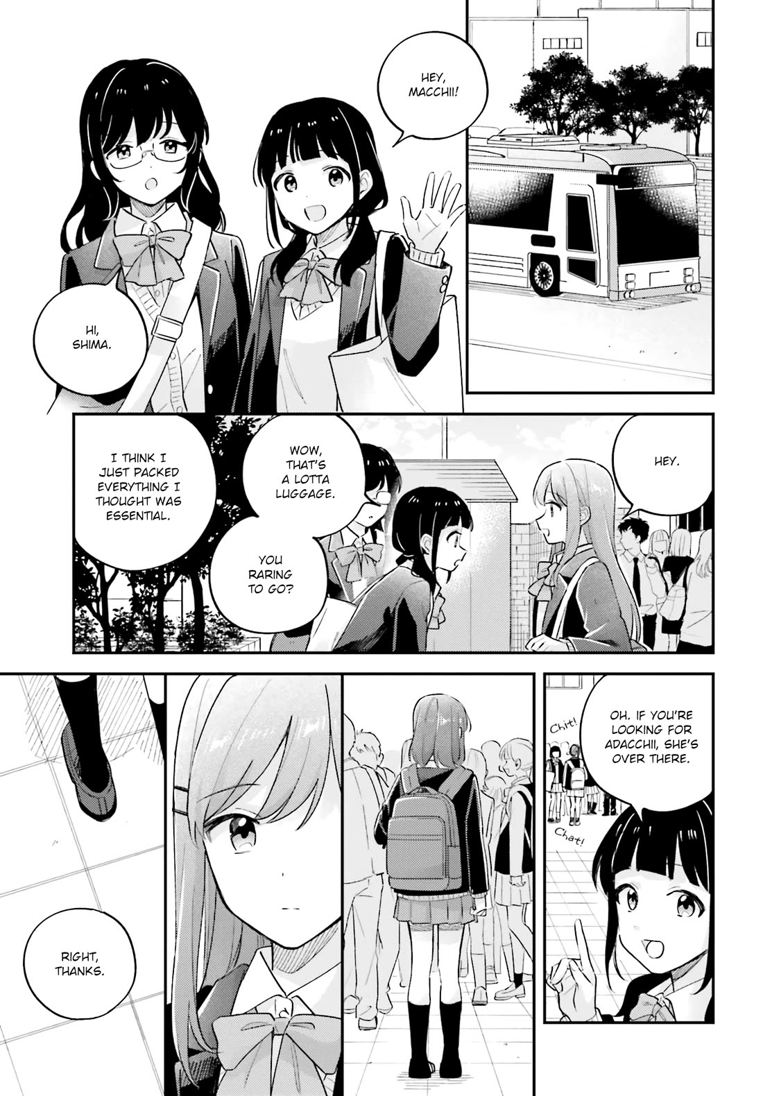 Adachi to Shimamura (Moke Yuzuhara) Chapter 44.2 page 10 - Chapter 44.2: Our First Journey 2