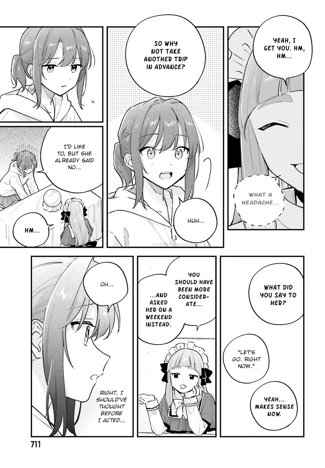 Adachi to Shimamura (Moke Yuzuhara) Chapter 44.2 page 6 - Chapter 44.2: Our First Journey 2