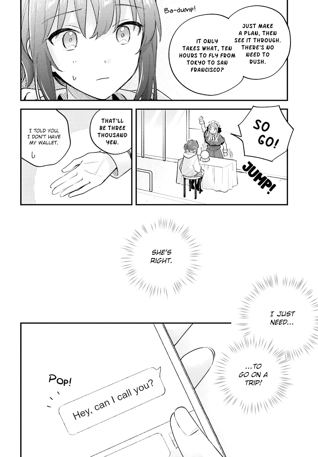 Adachi to Shimamura (Moke Yuzuhara) Chapter 44.2 page 7 - Chapter 44.2: Our First Journey 2
