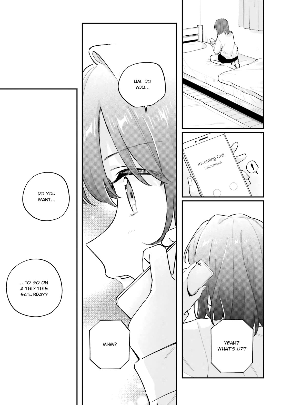 Adachi to Shimamura (Moke Yuzuhara) Chapter 44.2 page 8 - Chapter 44.2: Our First Journey 2