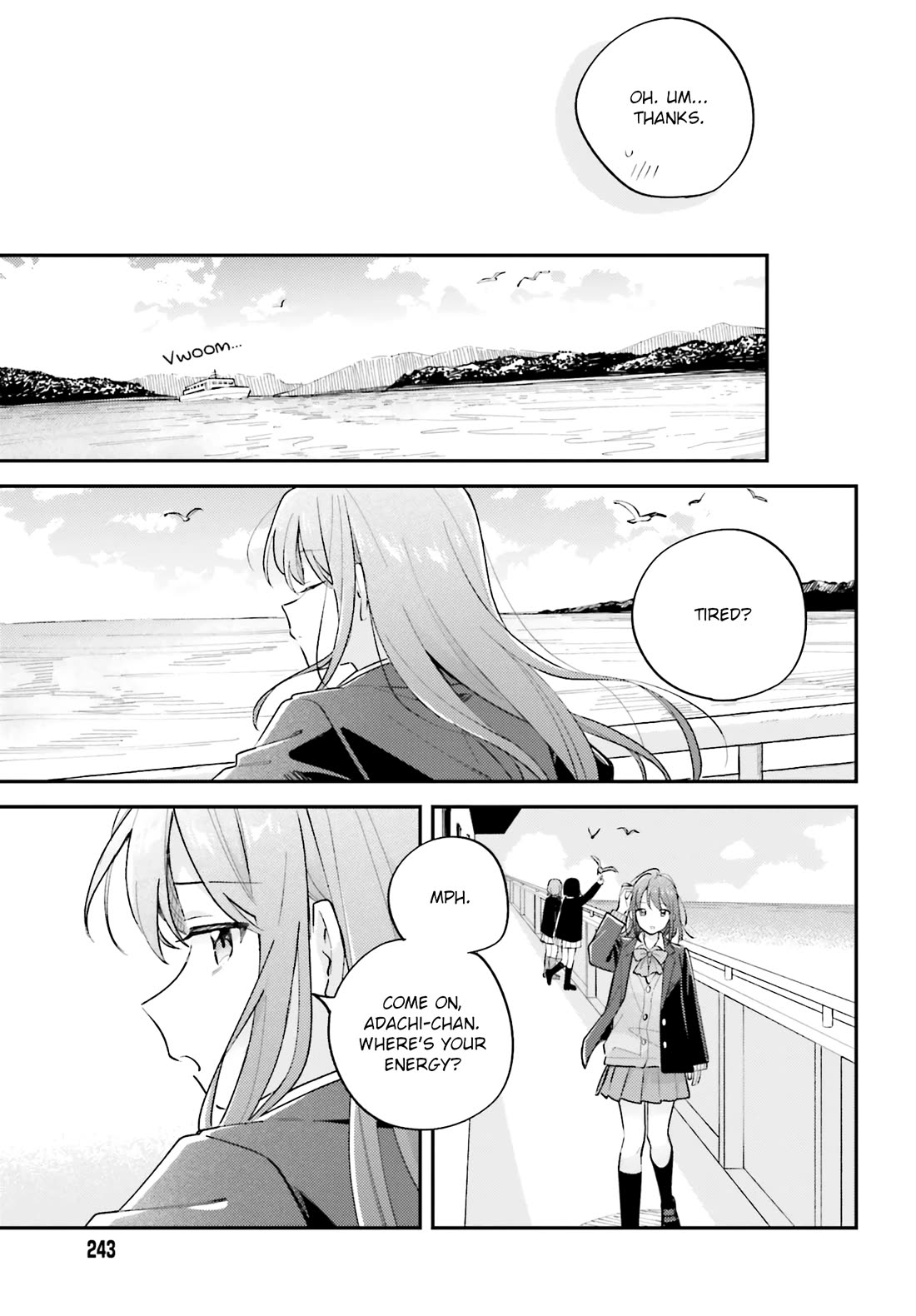 Adachi to Shimamura (Moke Yuzuhara) Chapter 44.3 page 13 - Chapter 44.3: Our First Journey 3