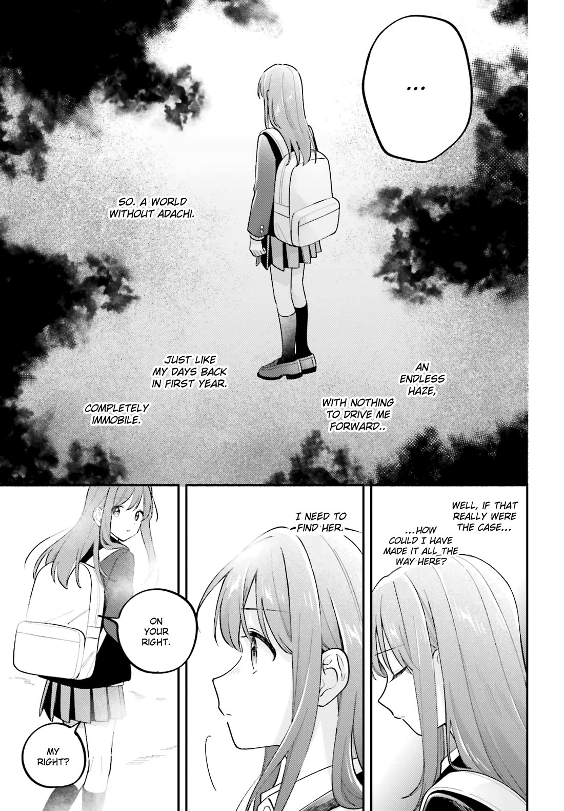 Adachi to Shimamura (Moke Yuzuhara) Chapter 44.6 page 9 - Chapter 44.6: Our First Journey 6