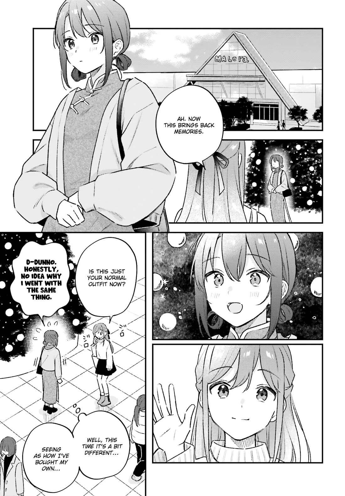Adachi to Shimamura (Moke Yuzuhara) Chapter 45.1 page 11 - Chapter 45.1: Sakura Christmas Scrolls 1