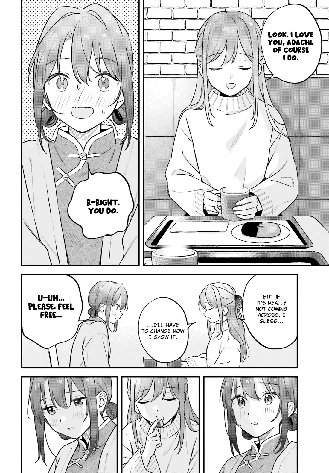 Adachi to Shimamura (Moke Yuzuhara) Chapter 45.1 page 16 - Chapter 45.1: Sakura Christmas Scrolls 1
