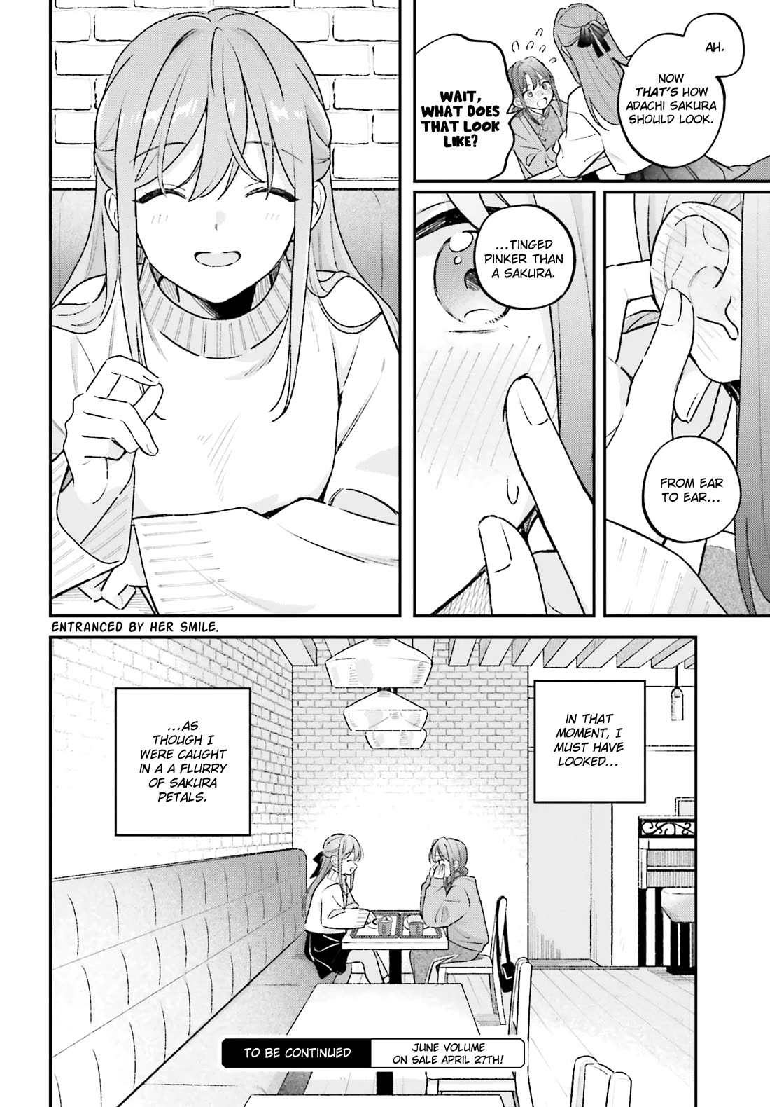 Adachi to Shimamura (Moke Yuzuhara) Chapter 45.1 page 22 - Chapter 45.1: Sakura Christmas Scrolls 1