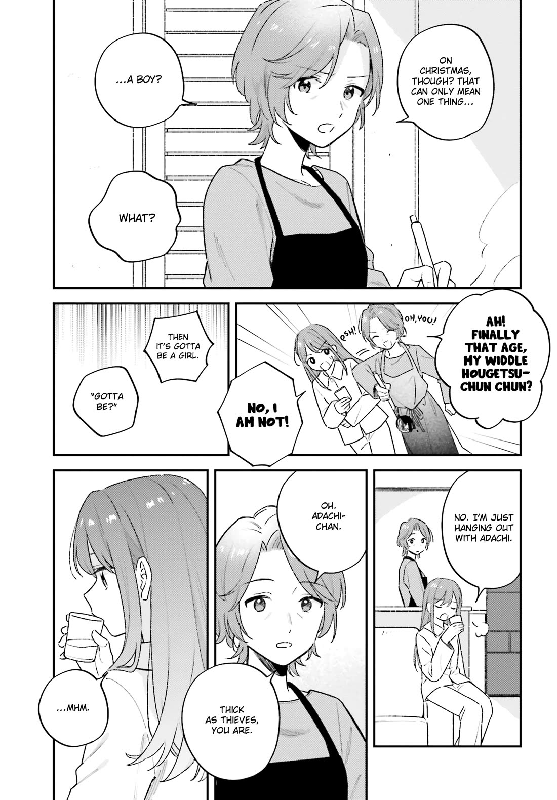 Adachi to Shimamura (Moke Yuzuhara) Chapter 45.1 page 7 - Chapter 45.1: Sakura Christmas Scrolls 1