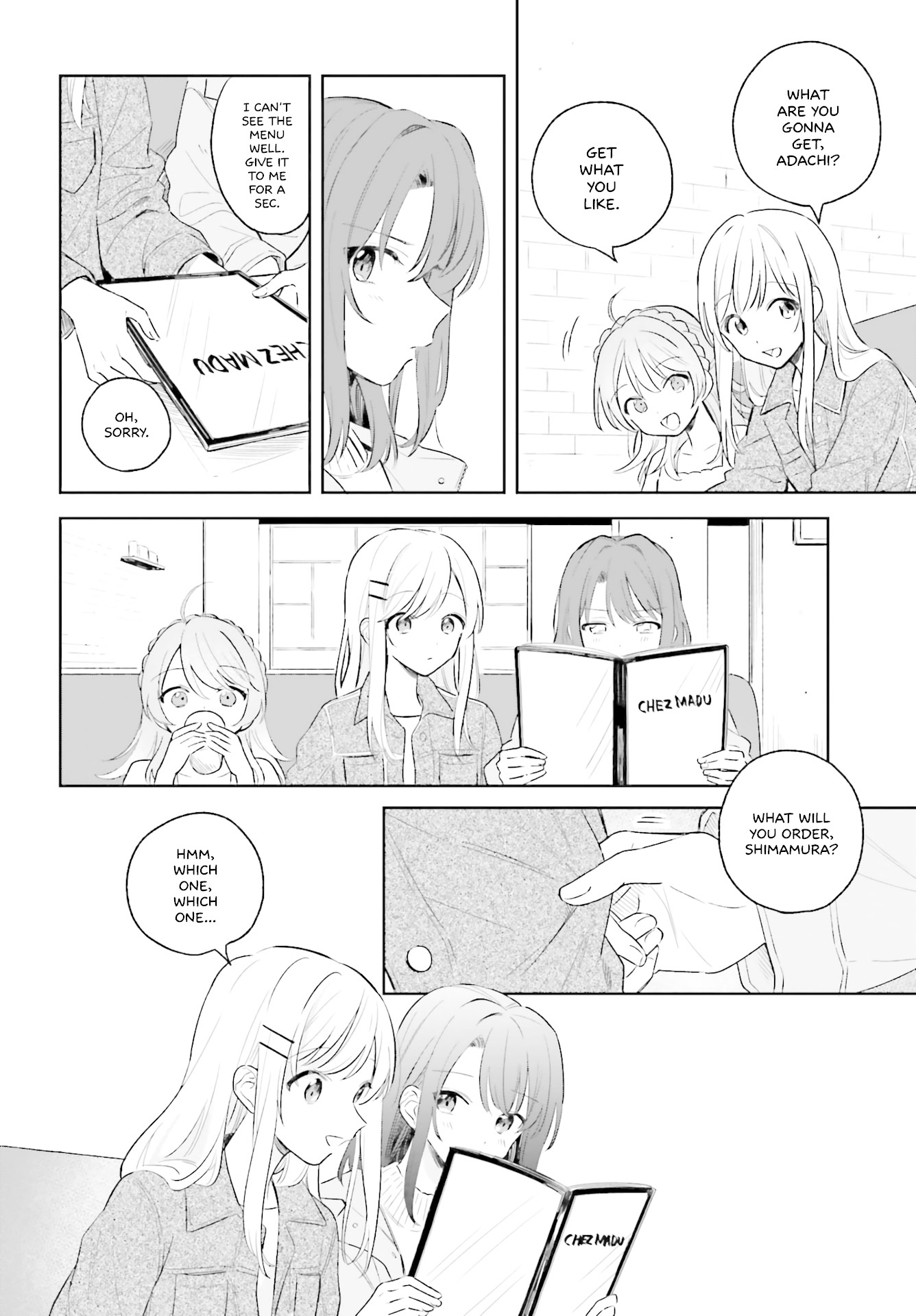 Adachi to Shimamura (Moke Yuzuhara) Chapter 5 page 12 - Chapter 5: Isosceles Triangle 2