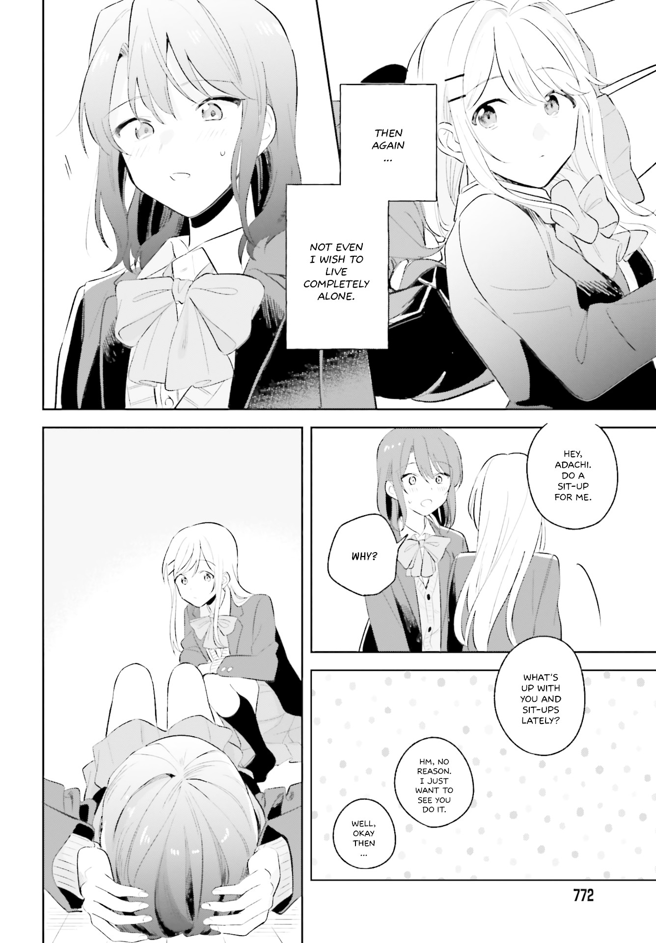 Adachi to Shimamura (Moke Yuzuhara) Chapter 8 page 18 - Chapter 8: Shimamura at the Gym 2