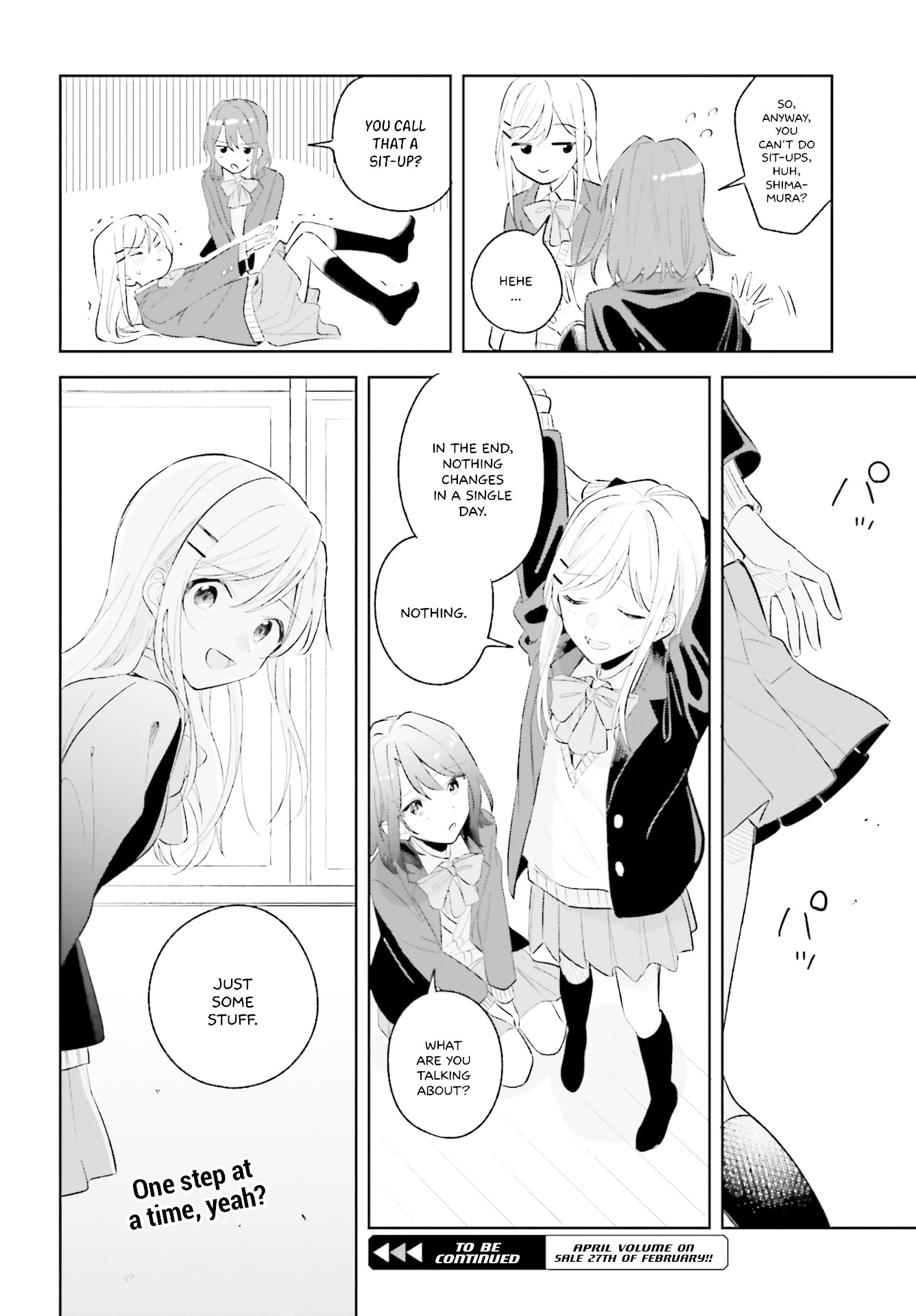Adachi to Shimamura (Moke Yuzuhara) Chapter 8 page 20 - Chapter 8: Shimamura at the Gym 2