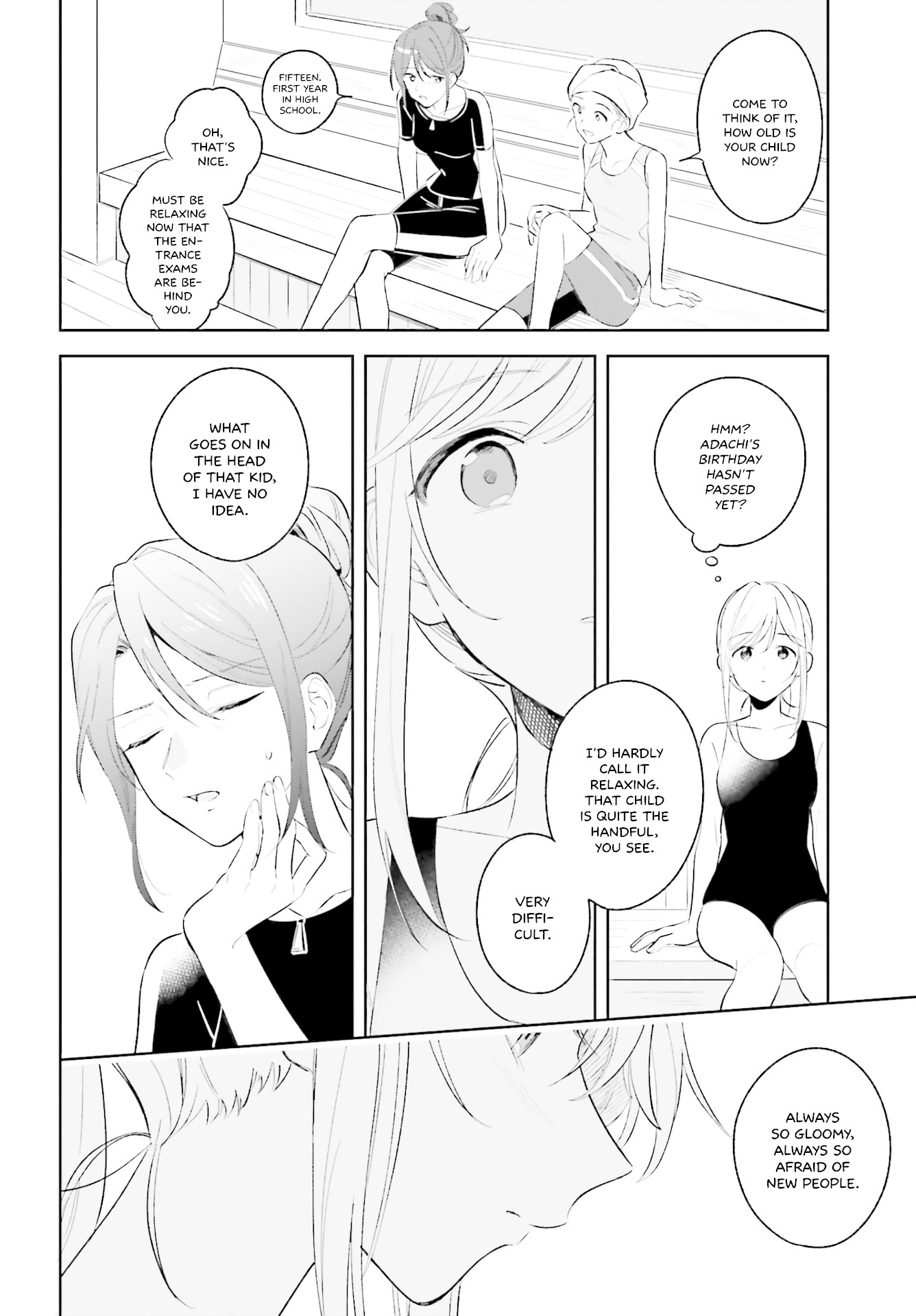 Adachi to Shimamura (Moke Yuzuhara) Chapter 8 page 4 - Chapter 8: Shimamura at the Gym 2