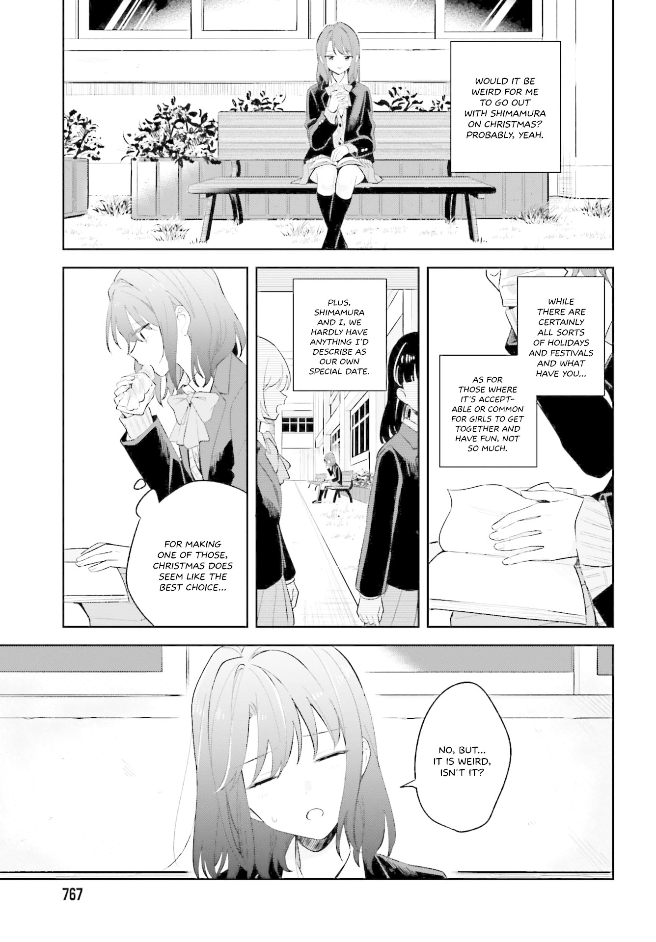Adachi to Shimamura (Moke Yuzuhara) Chapter 9 page 3 - Chapter 9: Adachi's Q