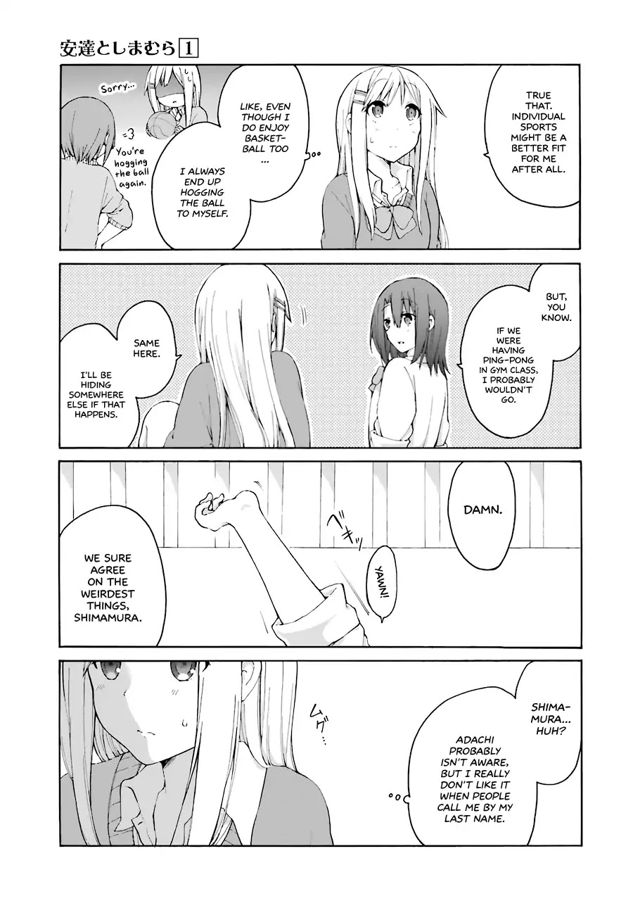 Adachi to Shimamura Chapter 1 page 16 - Chapter 1: The Two's Hiding Place