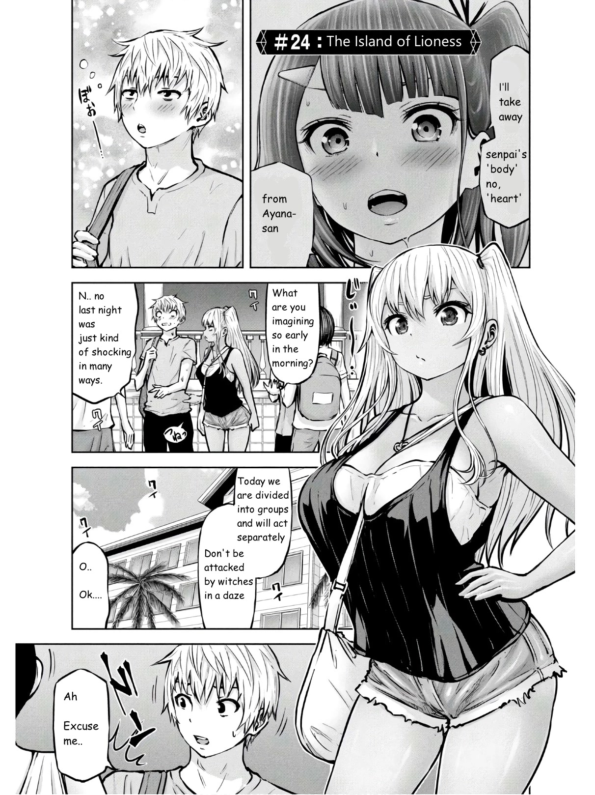 Adamasu no Majotachi Chapter 24 page 1 - Chapter 24: The Island of Lionesses