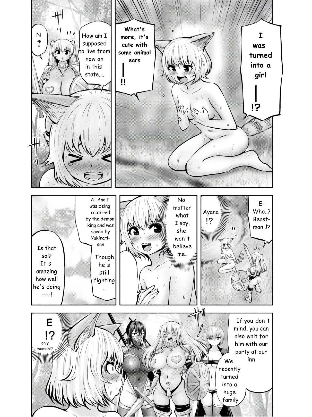 Adamasu no Majotachi Chapter 27.5 page 2 - Chapter 27.5: Omake Manga: Isekai Bitch ~ Reincarnation Edition ~
