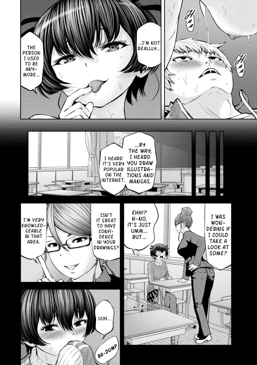 Adamasu no Majotachi Chapter 37.1 page 6 - Chapter 37.1: Reincarnation of the erotic mangaka (1)