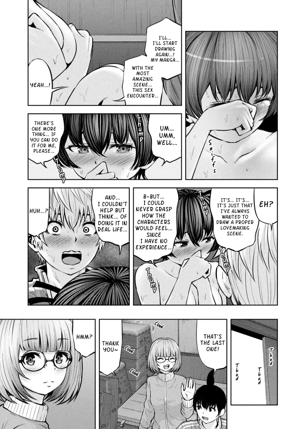 Adamasu no Majotachi Chapter 37.2 page 8 - Chapter 37.2: Reincarnation of the erotic mangaka (2)