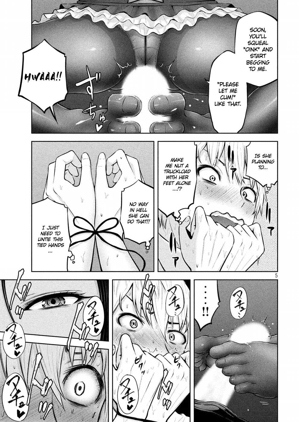 Adamasu no Majotachi Chapter 4 page 5 - Chapter 4: The Feet Princess' Heavenly Touch