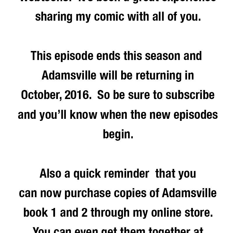 Adamsville Chapter 50 page 38 - Chapter 50 : Book 2: The Garden, Episode 32 [Last Episode of Book 2]