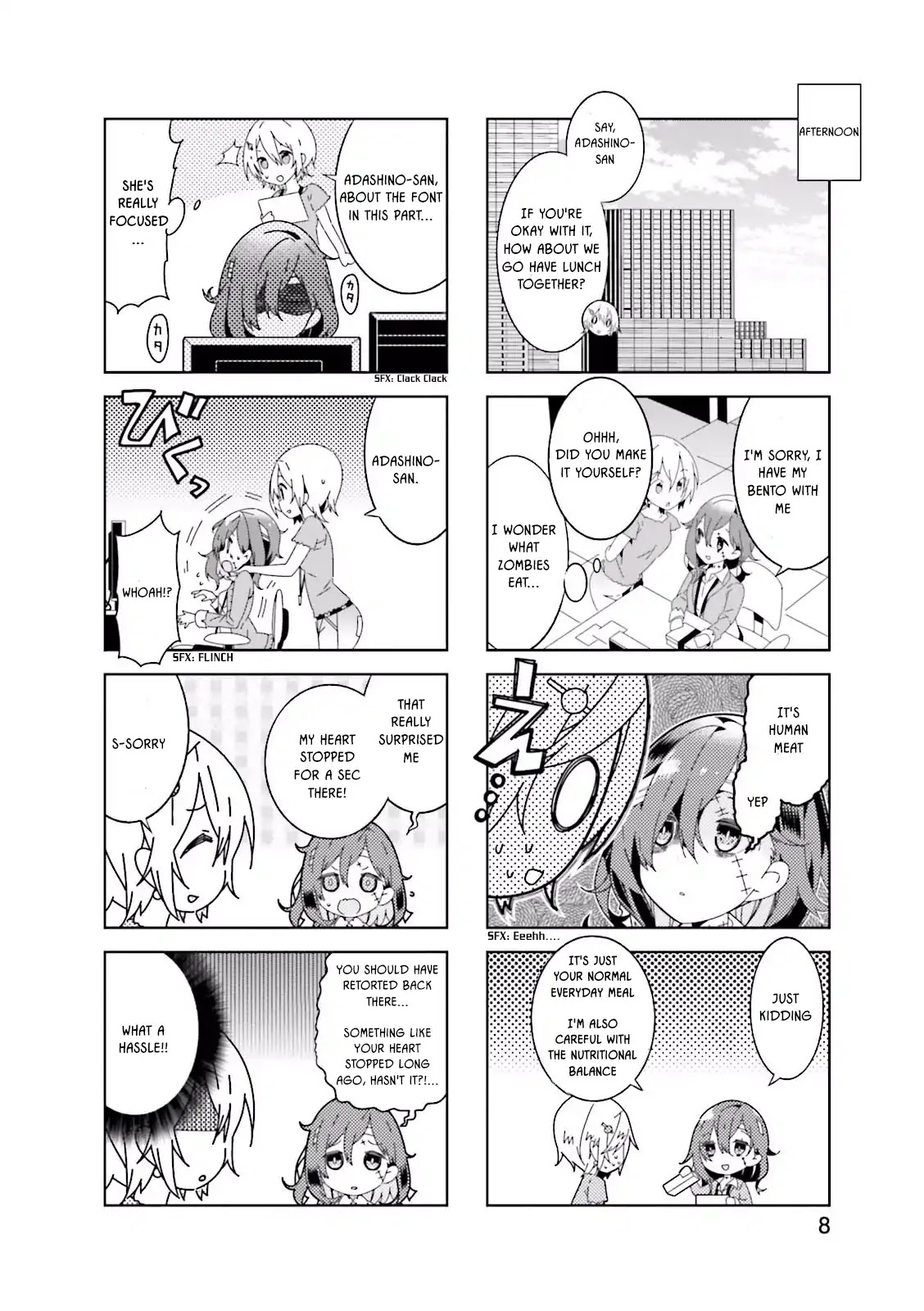 Adashino-san wa Sude ni Shinderu Chapter 1 page 8 - Chapter 1: I'll work myself to death