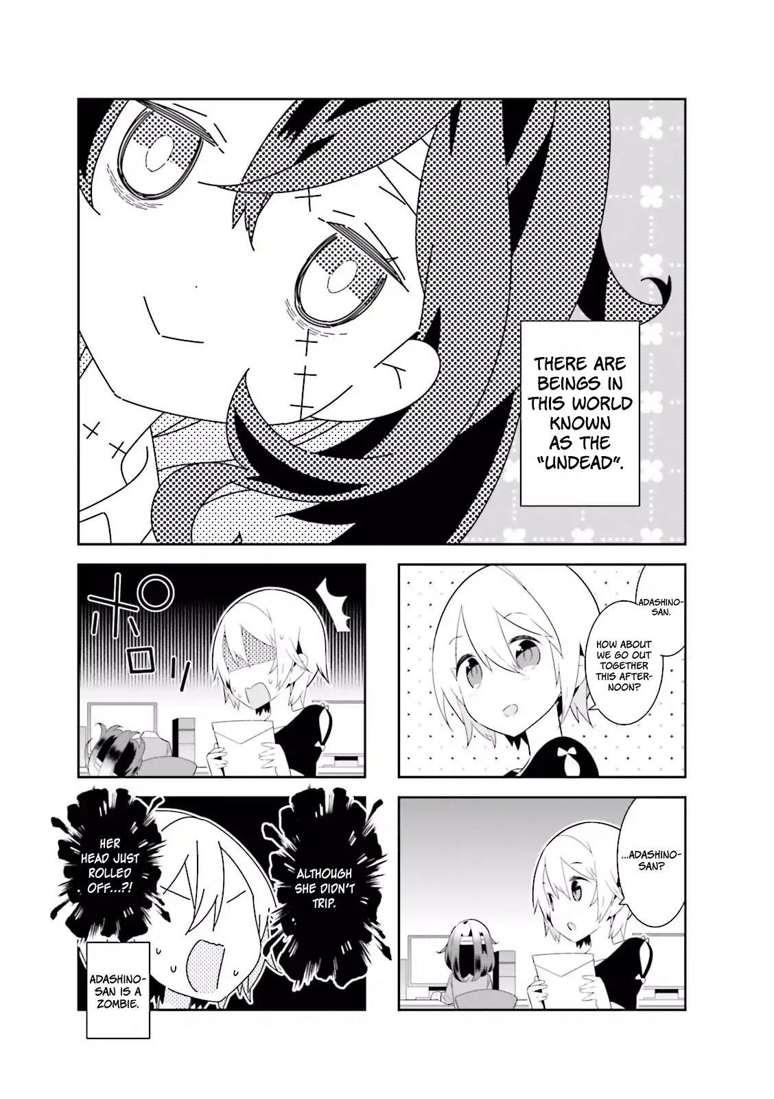 Adashino-san wa Sude ni Shinderu Chapter 10 page 2 - Chapter 10: It might be Zomflu