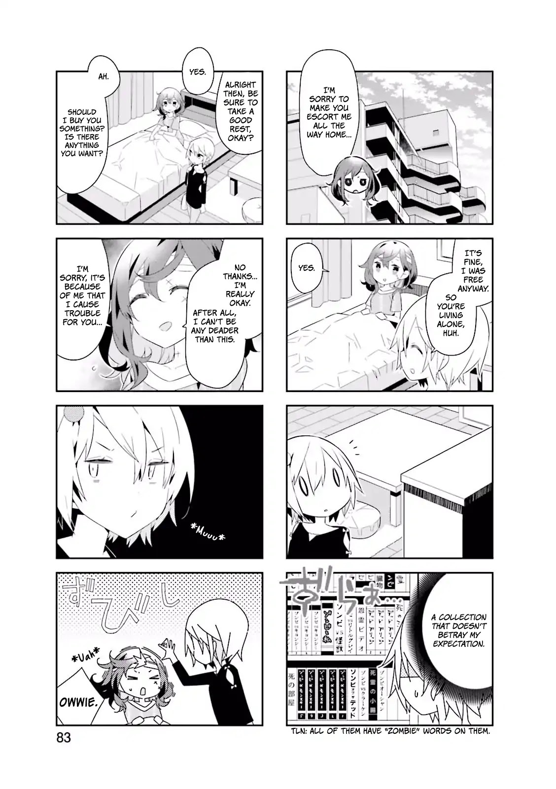 Adashino-san wa Sude ni Shinderu Chapter 10 page 6 - Chapter 10: It might be Zomflu