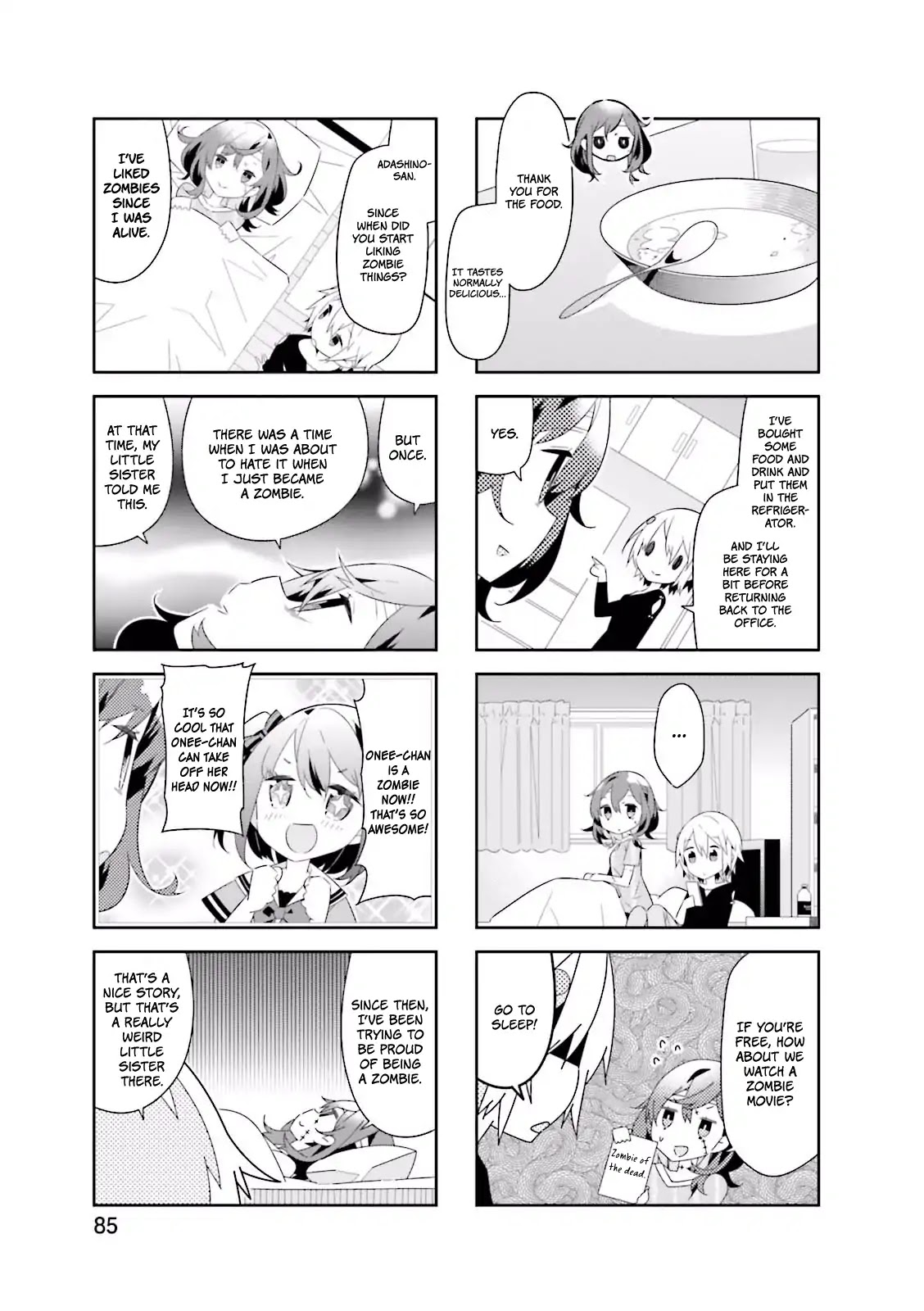Adashino-san wa Sude ni Shinderu Chapter 10 page 8 - Chapter 10: It might be Zomflu