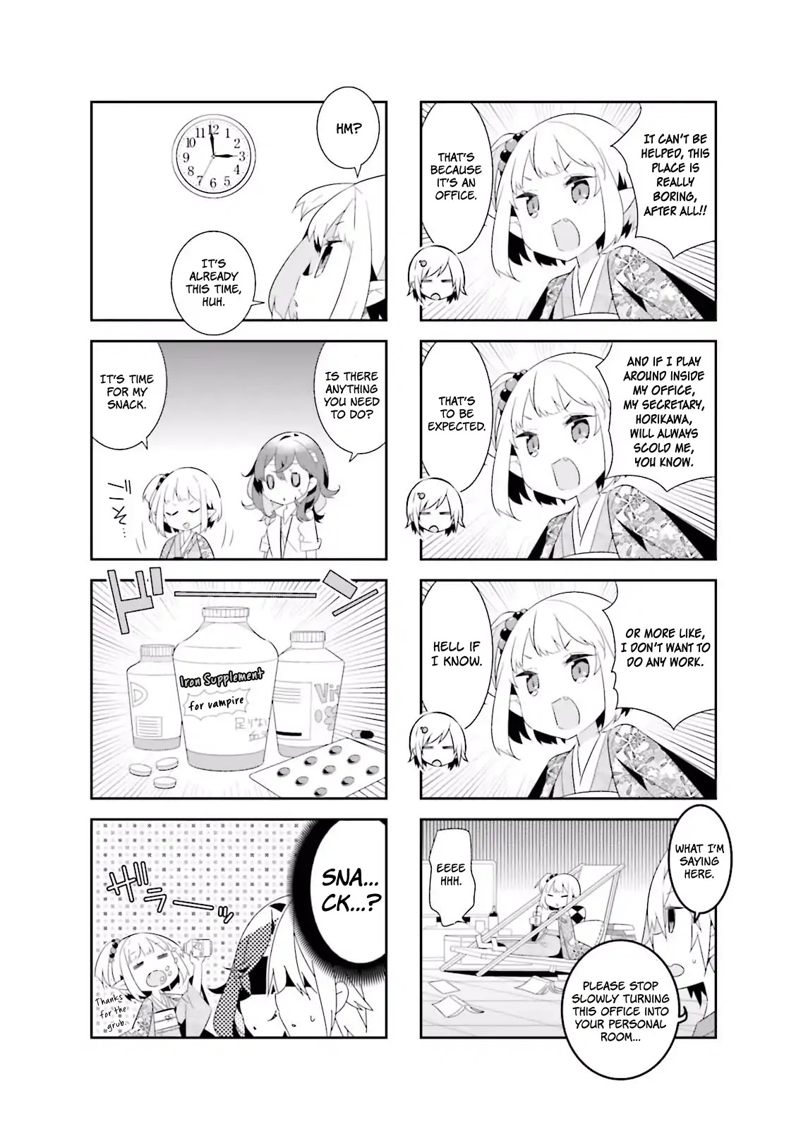 Adashino-san wa Sude ni Shinderu Chapter 11 page 3 - Chapter 11: Who are you calling Zashiki Warashi?!