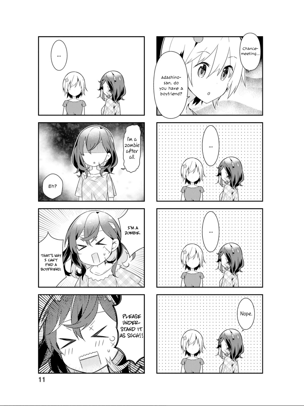 Adashino-san wa Sude ni Shinderu Chapter 14 page 4 - Chapter 14