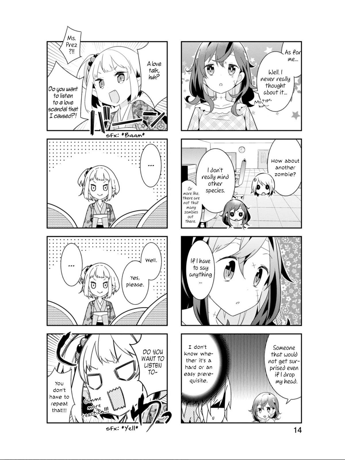 Adashino-san wa Sude ni Shinderu Chapter 14 page 7 - Chapter 14