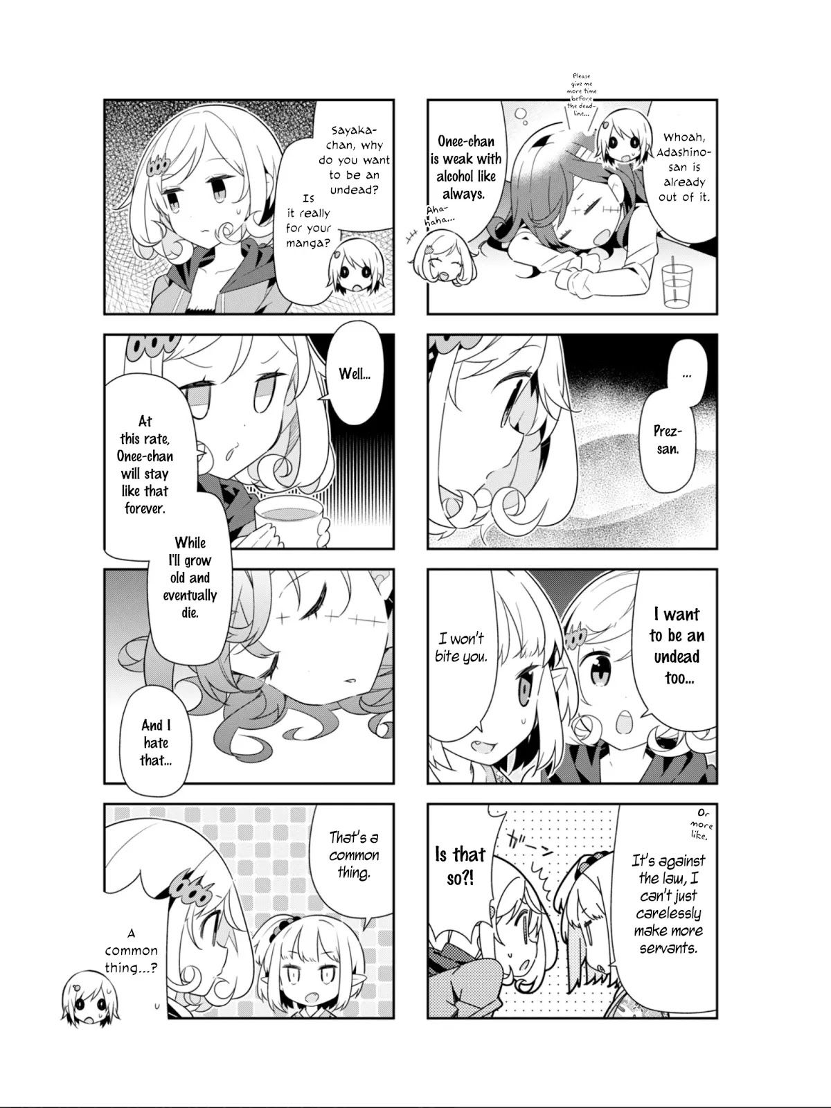 Adashino-san wa Sude ni Shinderu Chapter 16 page 8 - Chapter 16: Thank you very much for taking care of my sister