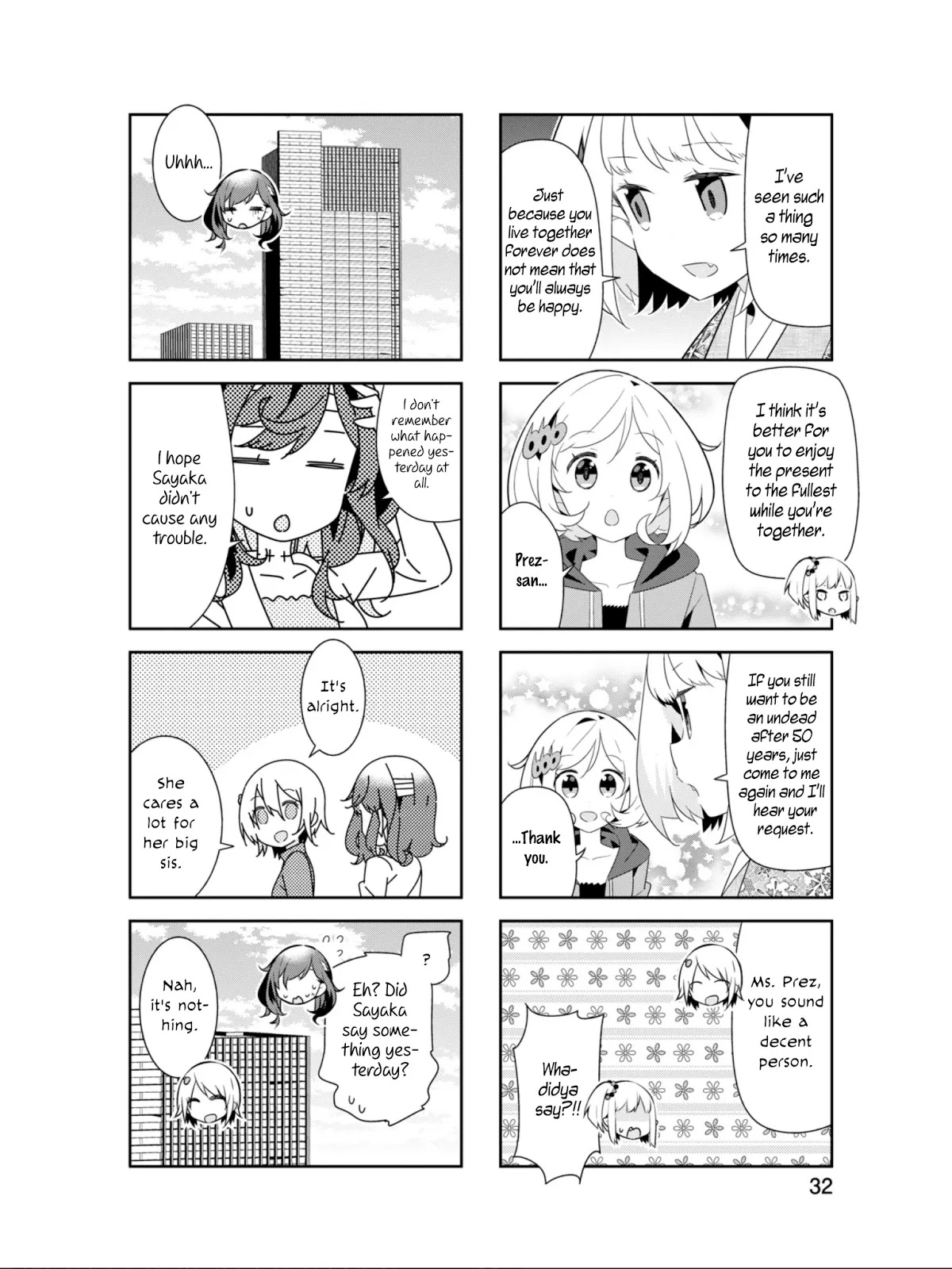 Adashino-san wa Sude ni Shinderu Chapter 16 page 9 - Chapter 16: Thank you very much for taking care of my sister
